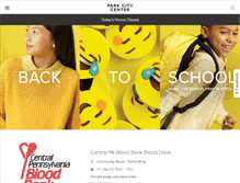 Tablet Screenshot of parkcitycenter.com